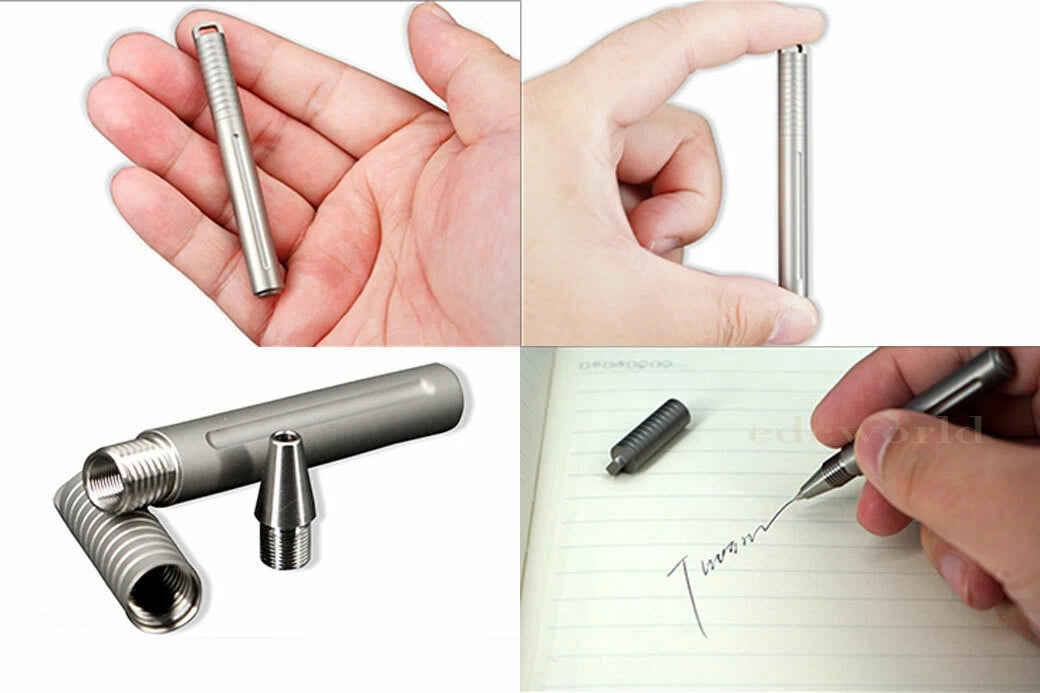 TWOSUN Mini Titanium Alloy Portable Keychain Ball Pen Outdoor Signature Pen EDC TWOSUN - KOEEK