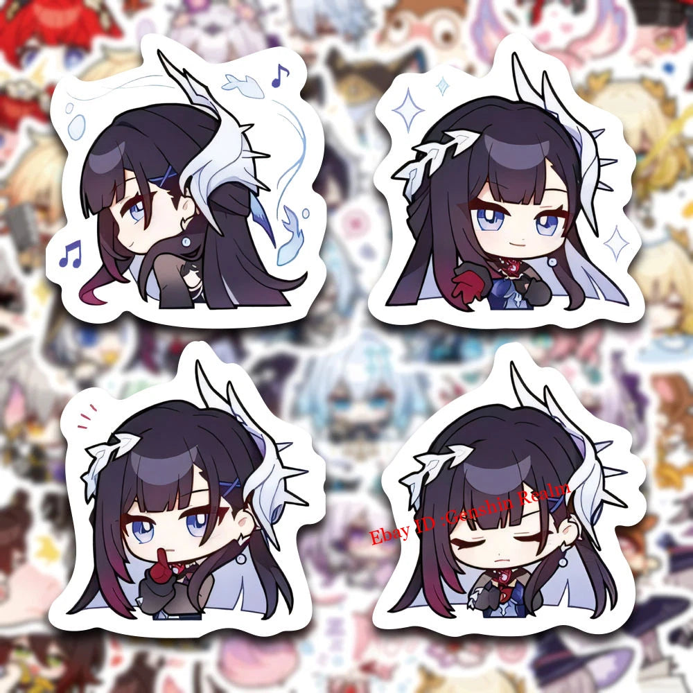 70Pcs Anime Honkai: Star Rail Cute Phainon Waterproof Stickers Decor Gift 07FC0E-D4 - KOEEK