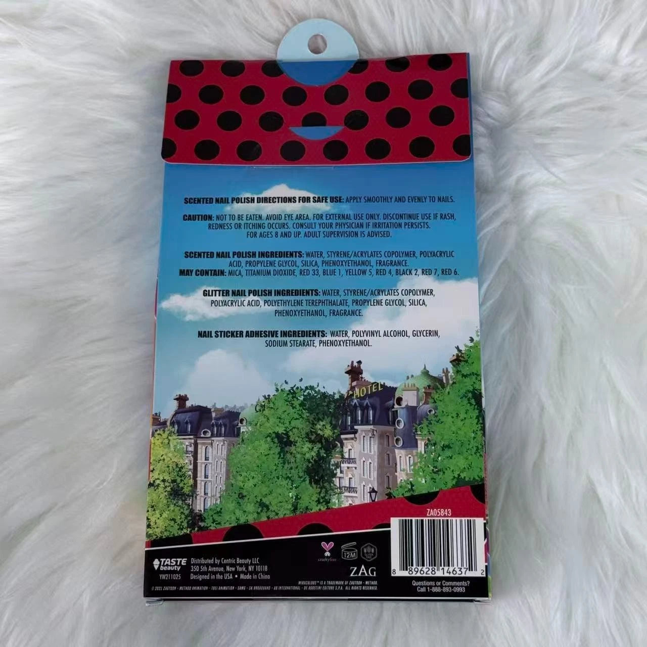 Miraculous Ladybug 5pk Nail Polish in Box – Kids Gift Set, Gift for Children MIRACULOUS_LADYBUG - KOEEK