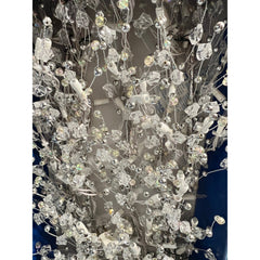 GE 100 Lights Glitter Gem Garland Clear Lights White Wire 9 ft GE - KOEEK