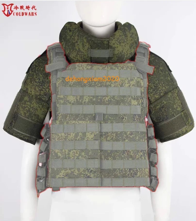 EMR Russian Tactical Vest Protection kit Shoulder Neck Protection for 6B VEST 07FC0E-D4 - KOEEK