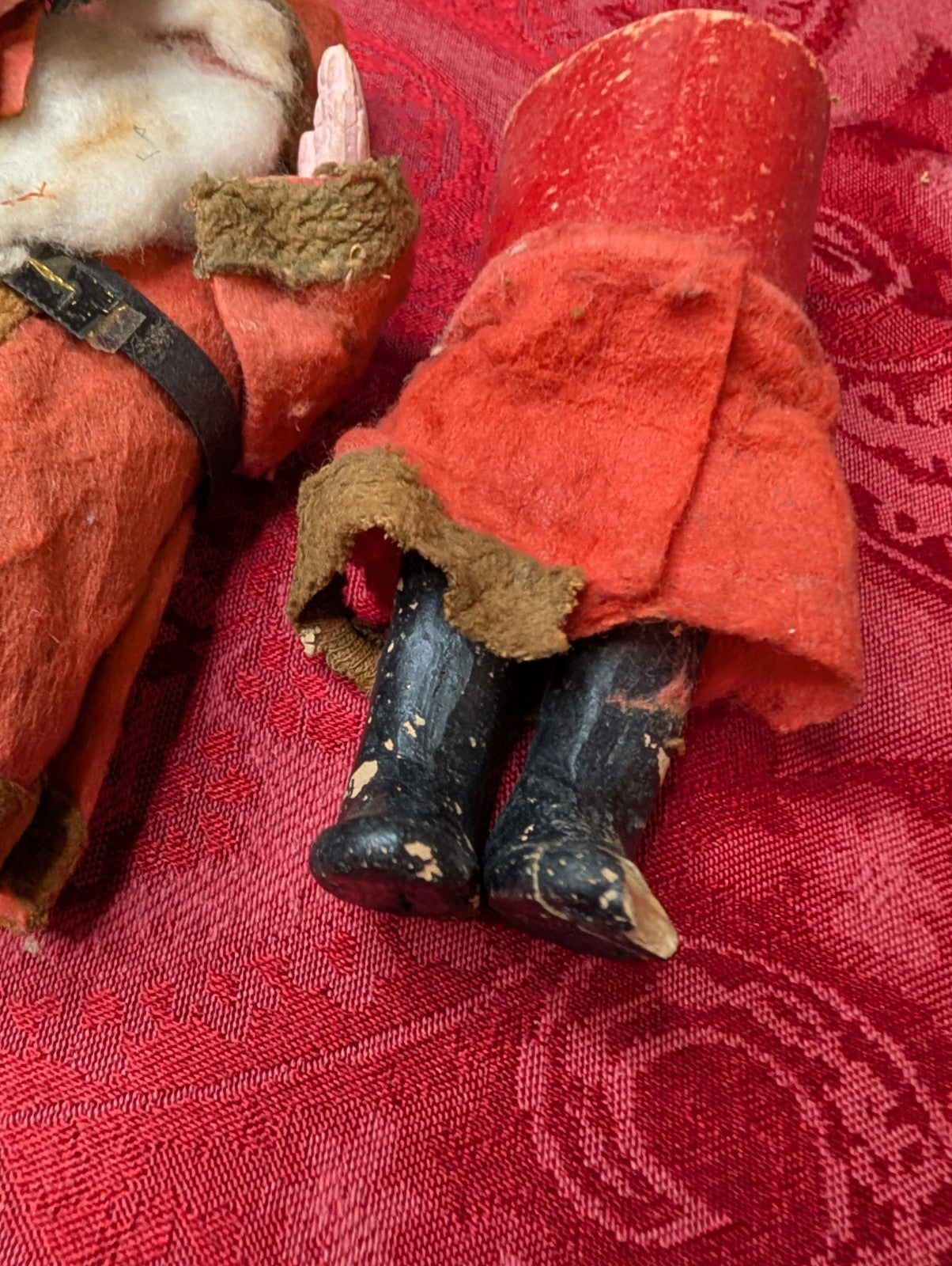 Antique German Belsnickel Father Santa 9” Candy Container Christmas Decor Paper CANDY - KOEEK