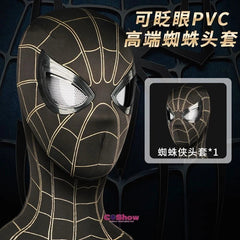 Spider Man No Way Home Black Cos Helmet Mask Moving Arachno Chin Control Eyes 07FC0E-D4 - KOEEK