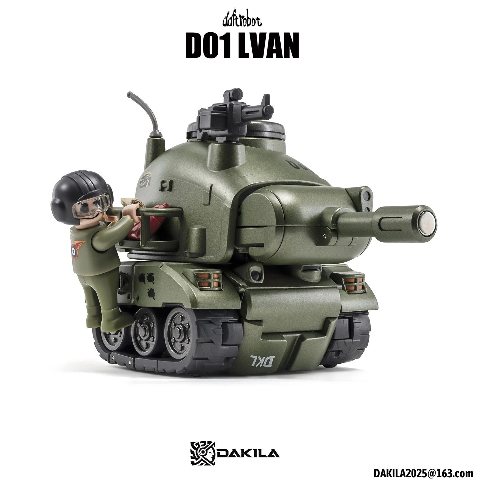 In Stock DAKILA DAFTBOTS D01 LVAN Ivan Robot Collectible Action Figure Model DAKILA - KOEEK