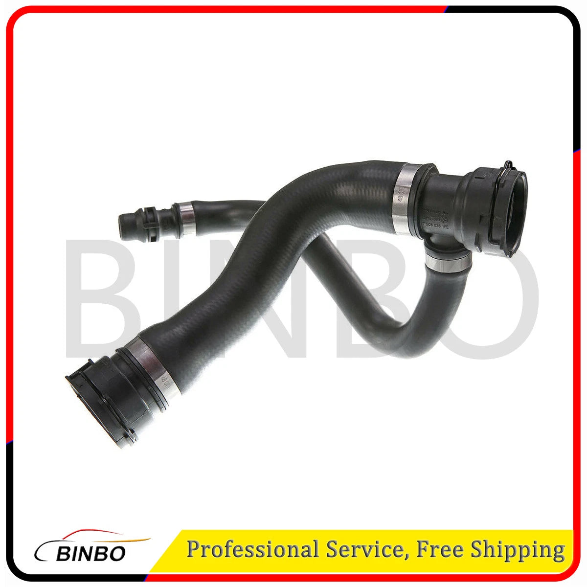 Radiator Hose Upper for BMW E70 X5 Series 2007-2010 17127593490 07FC0E-D4 - KOEEK