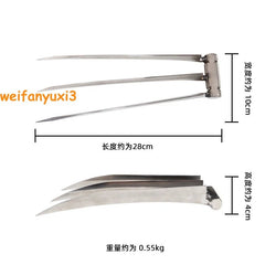 Wolverine's Claws Replica Steel Claws Wearable With Lightable Support Gift 07FC0E-D4 - KOEEK
