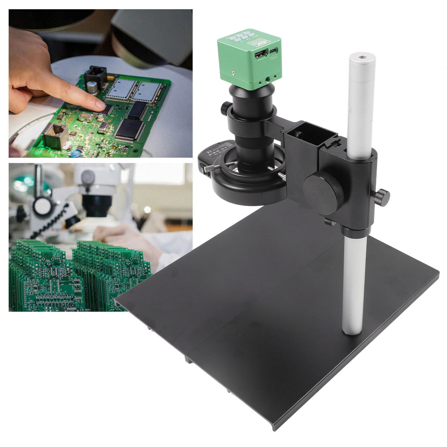 new Microscope Camera 130X Electronic Microscope Camera 4K For PCB Repairing koeek - KOEEK