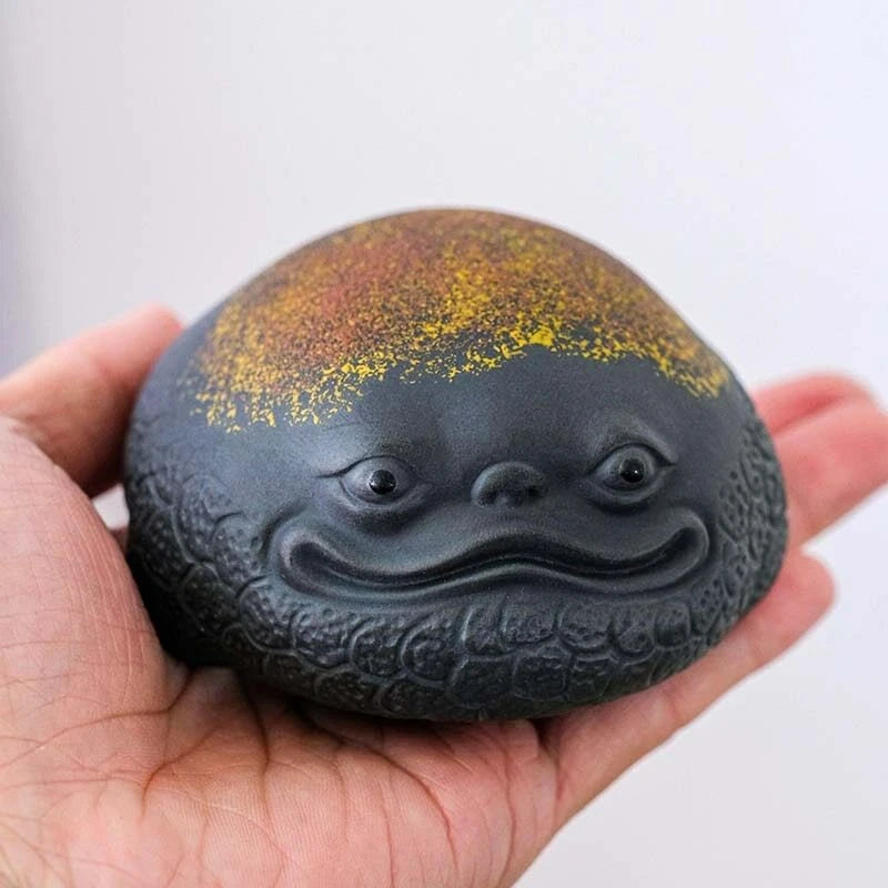Purple Sand Golden Toad Tea Pet Luck Accessories Tea Table Tea Set Decoration 07FC0E-D4 - KOEEK