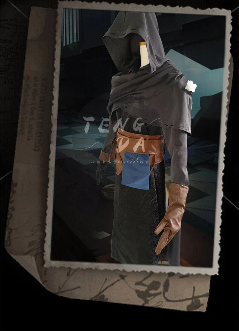 Identity V Eli Clark Cosplay Costume Mens Full Set Outfit Diviner Game Halloween 07FC0E-D4 - KOEEK