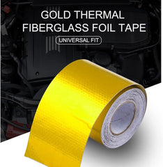 new Sporacingrts 2" x32.8'(10M) Gold Adhesive Backed Heat Barrier... SPORACINGRTS - KOEEK