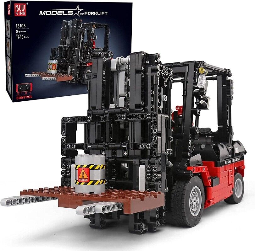 new MOULD KING 13106 Technic Forklift Truck Car APP RC Building Block Kids Toys MOC KOEEK - KOEEK