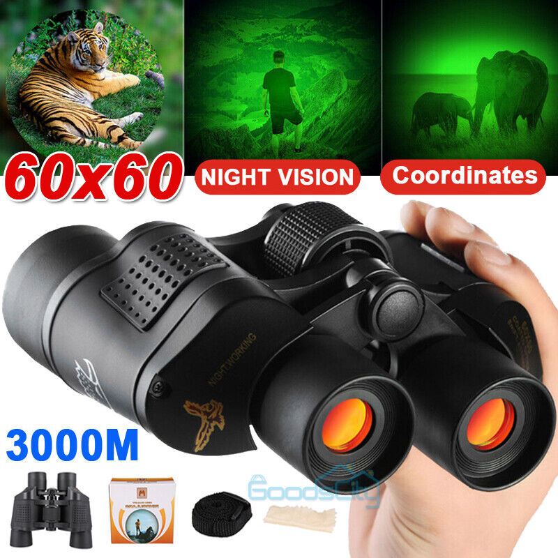 60X60 High Power Military Binoculars with Day/Night Vision