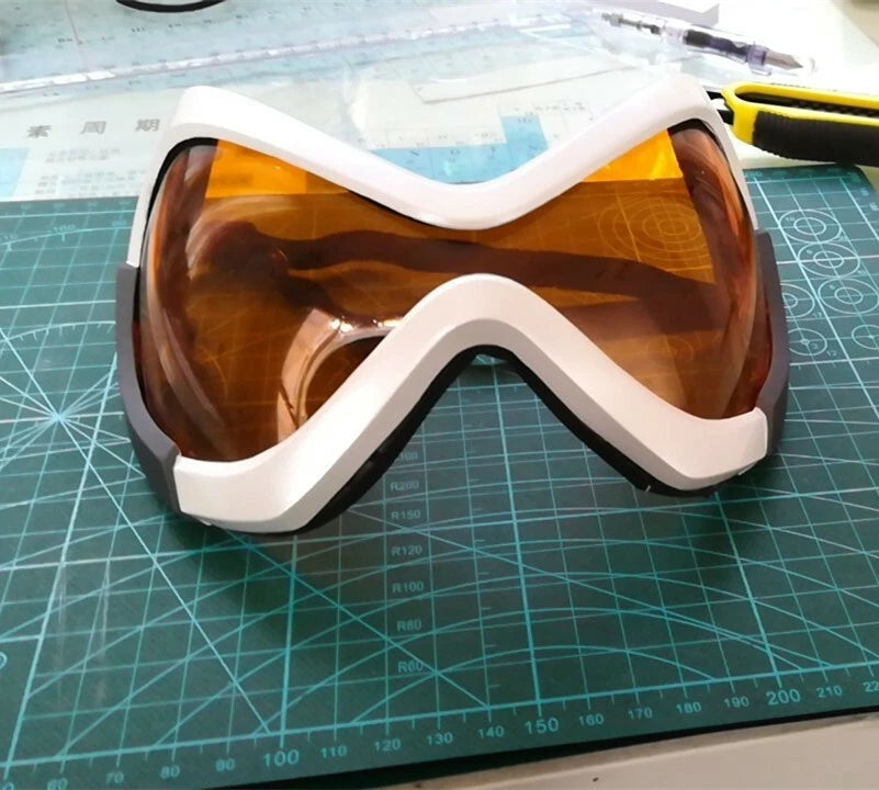Game Overwatch Cosplay Tracer Goggles OW Lena Oxton EyeMask Prop Orange Glass 07FC0E-D4 - KOEEK