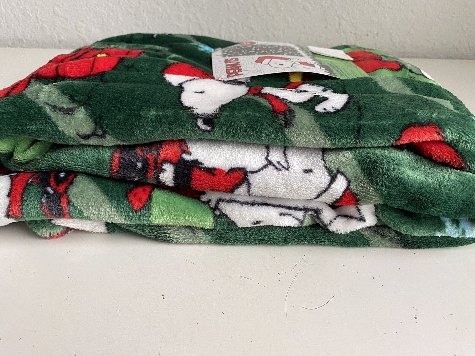 Peanuts Snoopy Christmas Lights Dog House Santa Soft Throw Blanket 50 X 70” 07FC0E-D4 - KOEEK