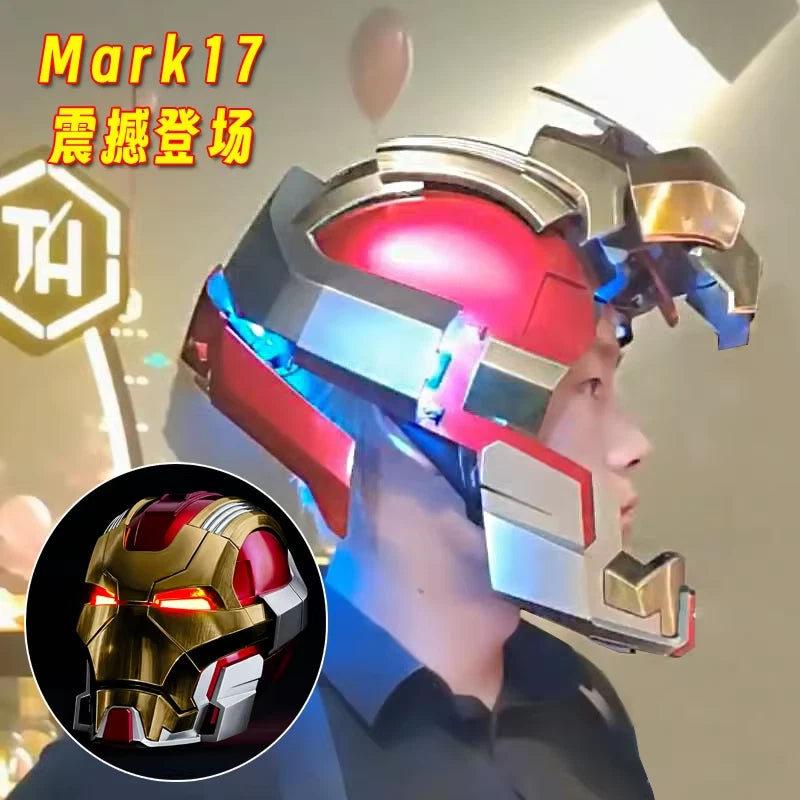 IN STOCK Iron Man MK17 Heartbreaker Helmet English Voice-controlled Full Mask 07FC0E-D4 - KOEEK