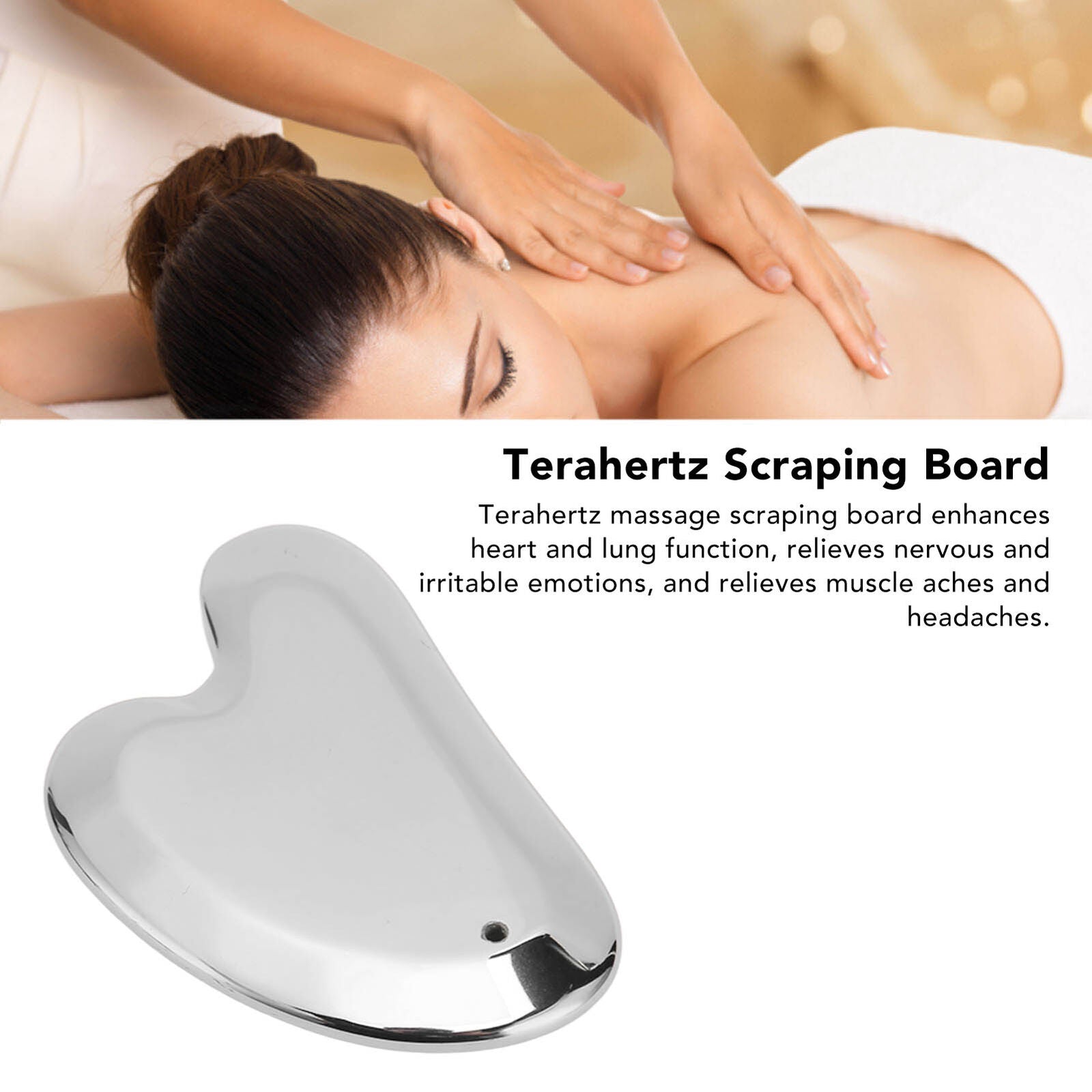 new Terahertz Gua Sha Tool Massage Lymphatic Drainage Terahertz Stone Scraping koeek - KOEEK