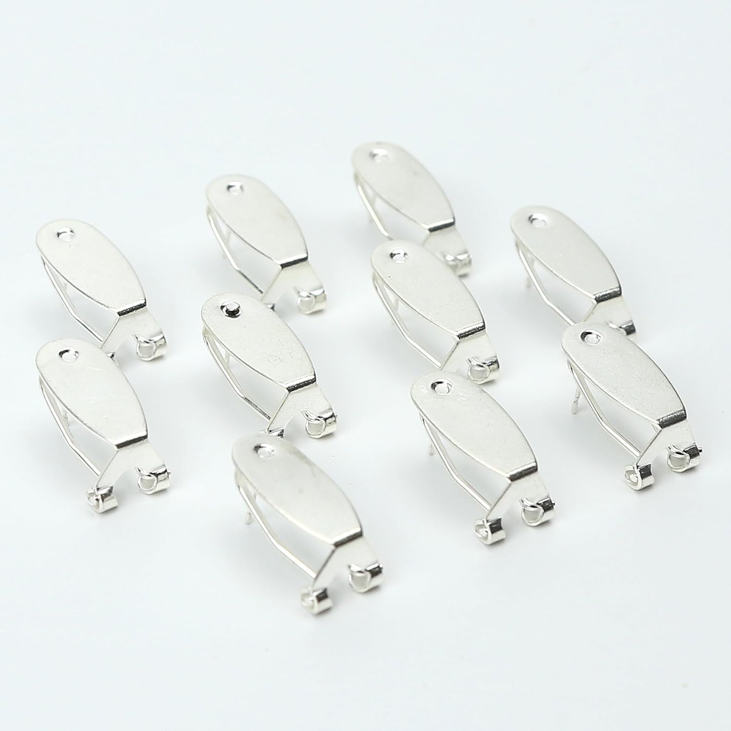 new Silver Fingernail Earring Post for Native American 10 07FC0E-D4 - KOEEK