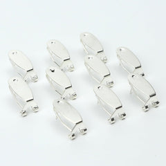 new Silver Fingernail Earring Post for Native American 10 07FC0E-D4 - KOEEK