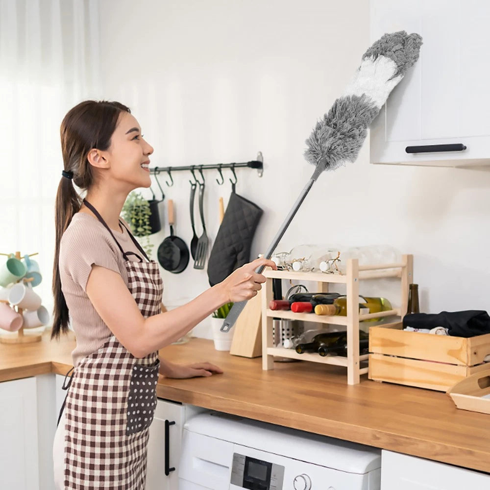 Automotive Interior Dusting Brush Hand Duster for Cleaning Household 07FC0E-D4 - KOEEK