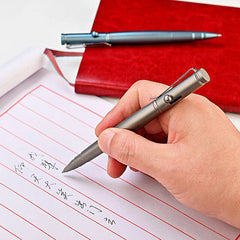 TC4 Titanium Bolt Action Ballpoint Pen EDC Pocket Pen Office Stationery Outdoor 07FC0E-D4 - KOEEK