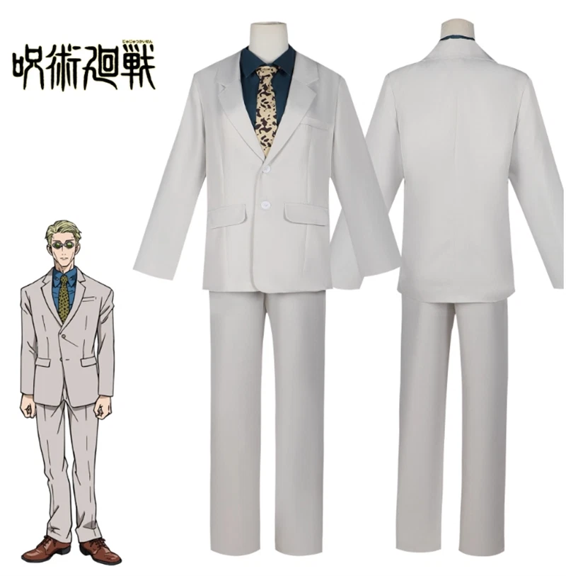 Anime Jujutsu Kaisen 2 Nanami Kento Cosplay Costume Suit Western-style Clothes 07FC0E-D4 - KOEEK