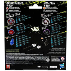 TAKARA TOMY Optimus Prime 4-60P vs Megatron 4-80B Beyblade X Transformers 2 Pack TAKARA - KOEEK