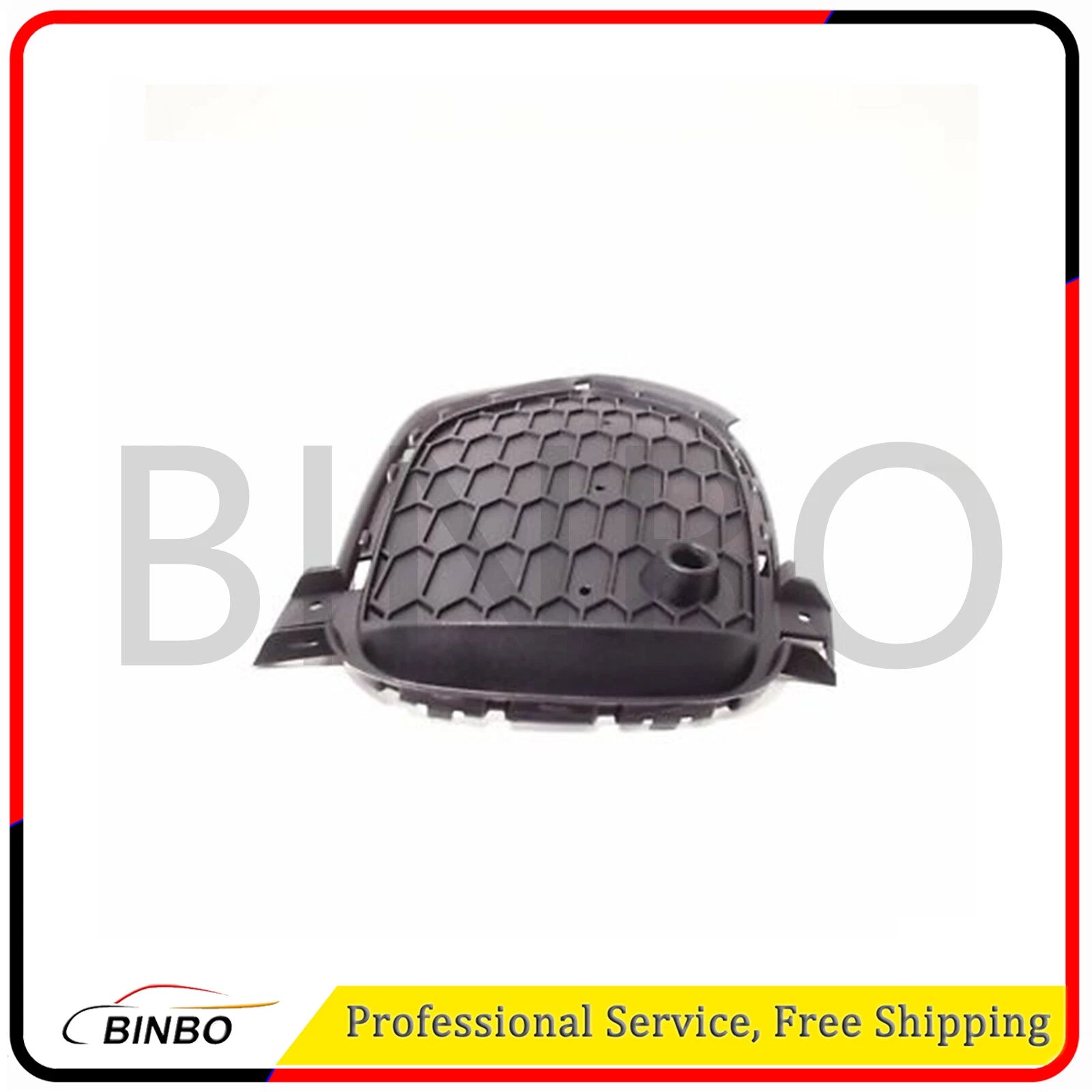 Front Bumper Fog Light Grille Cover Left Side For Bmw X5 F15 M Style Sport Black 07FC0E-D4 - KOEEK