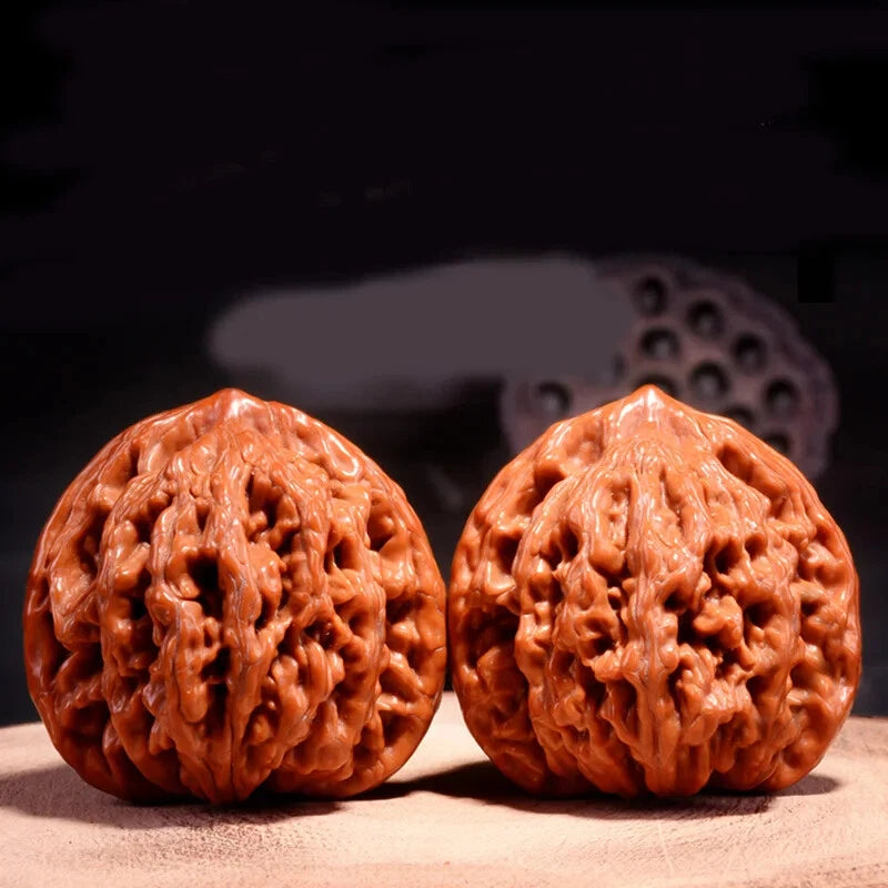 Walnut Four-building Lion Head Extra Large Starry Anime Hat Handle Pieces 07FC0E-D4 - KOEEK