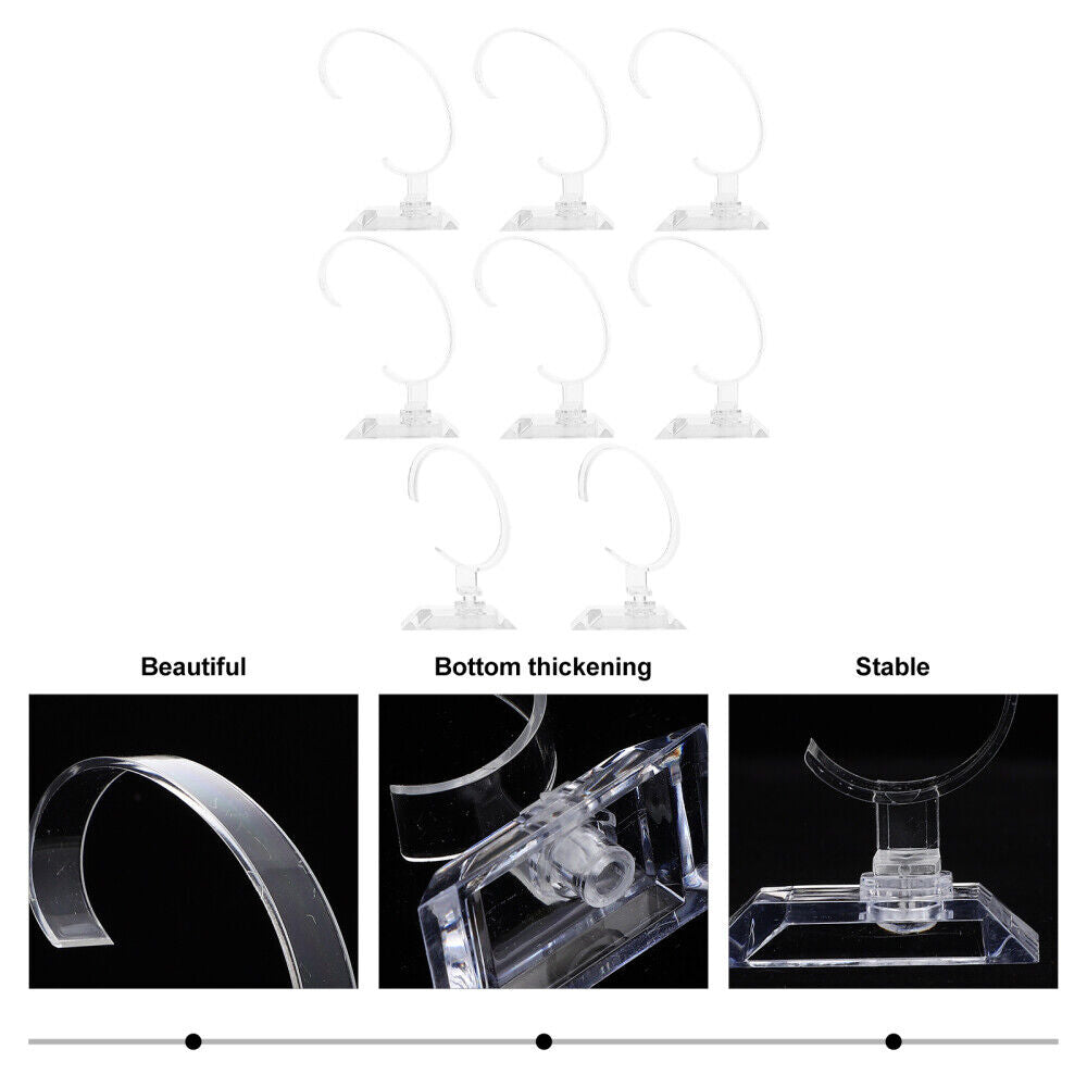 ny 8 stk Watch Display Stand Smykker Skyve Forebyggende Holder