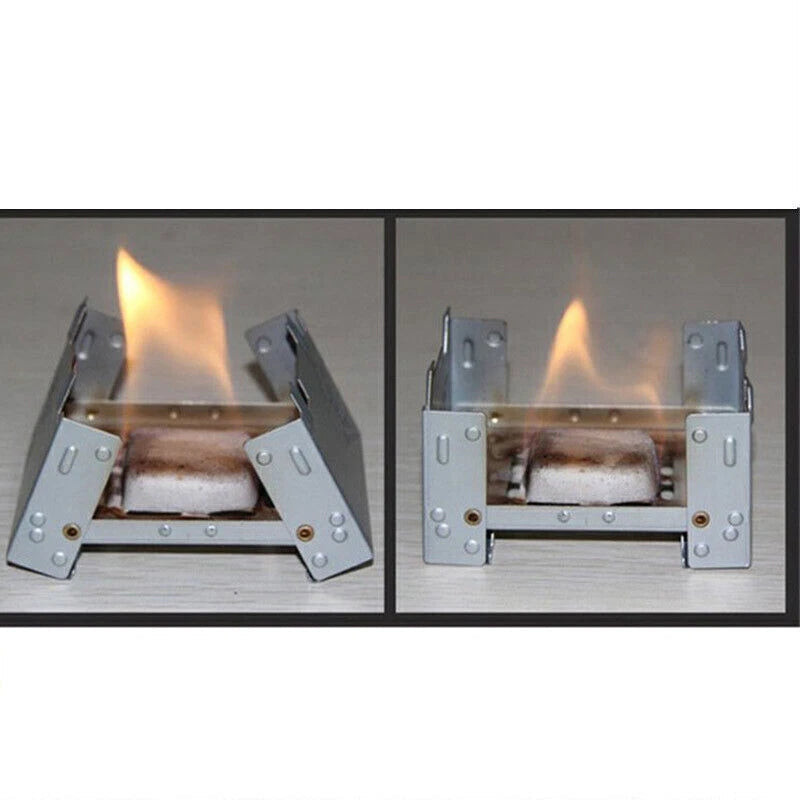 Outdoor Stove Mini Grill Portable Alcohol Furnace Folding Grill Burning Camping 07FC0E-D4 - KOEEK