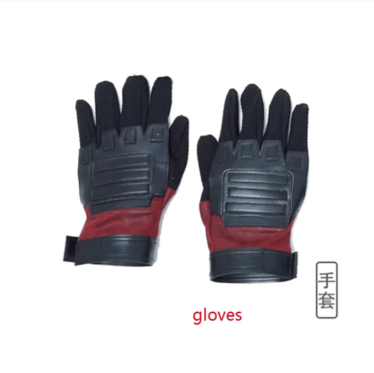 Cosplay Deadpool 2 Costume For Men Red ONLY Jumpsuit + Gloves Custom Made 07FC0E-D4 - KOEEK