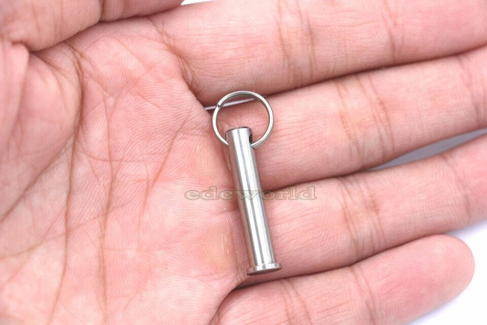 ULTEM PEI Question Mark Block Knife Bead with Titanium Keyring and Link Bolt EDC 07FC0E-D4 - KOEEK