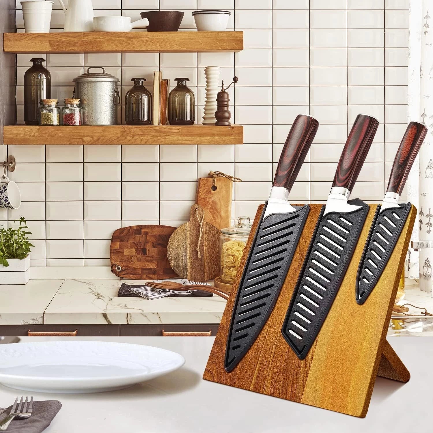 Professional Kitchen Knives High Carbon Stainless Steel Chef's Knife Set 07FC0E-D4 - KOEEK
