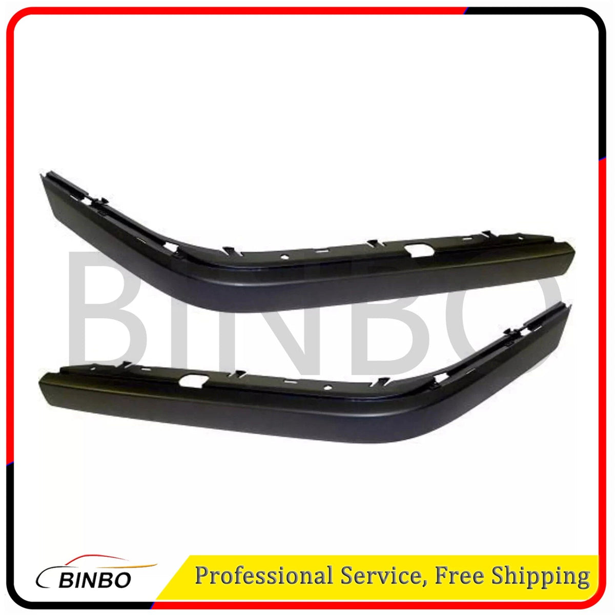 Set Of Two Bumper Molding Front For 1995-2001 Bmw 740I 51118125310 51118125309 07FC0E-D4 - KOEEK