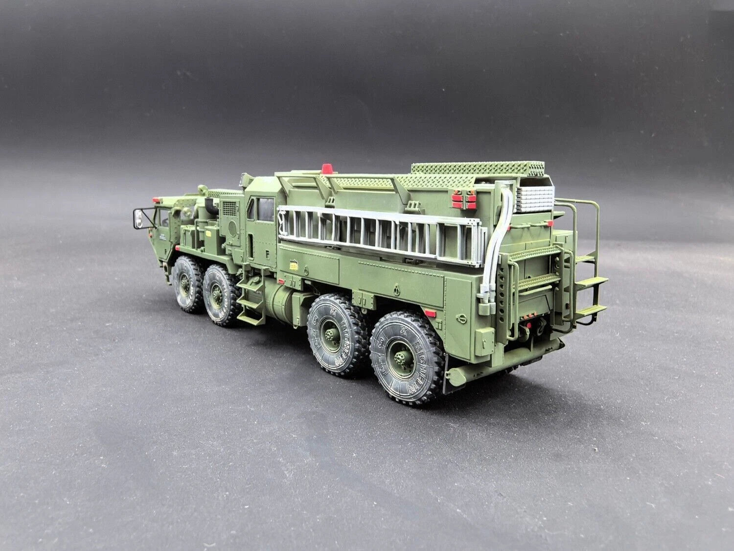 Handmade 1/72 U.S. Army M1142 Tactical Fire Truck Painted Finished Model 07FC0E-D4 - KOEEK