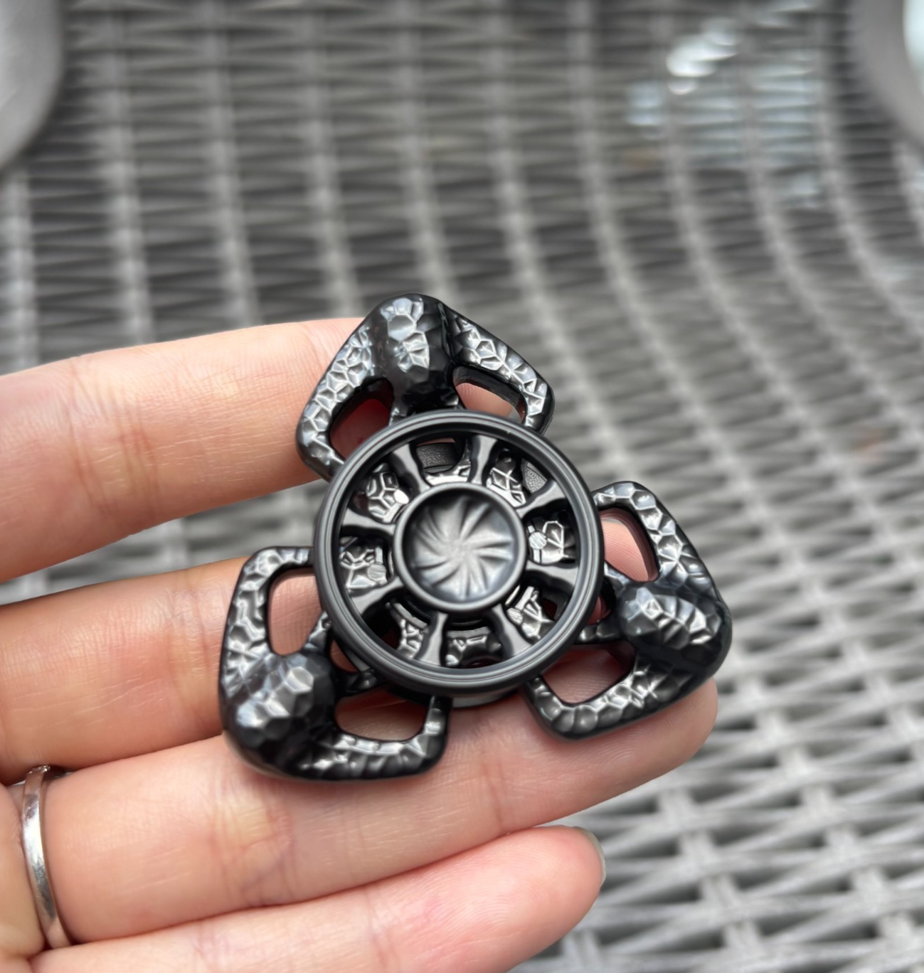 Fidget Spinner EDC Flame Butterfly Hand Spinner Stress Relief Toy Anxiety Toys 07FC0E-D4 - KOEEK