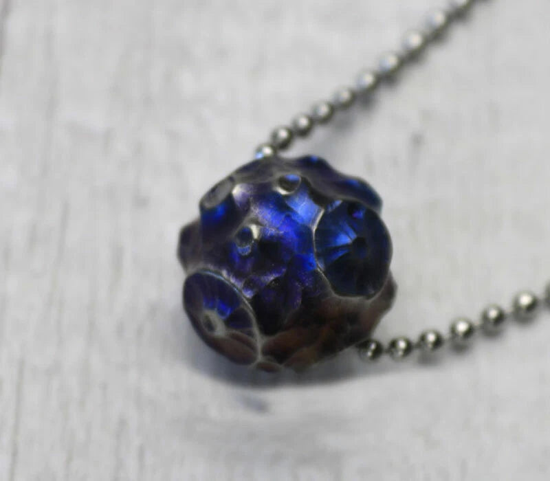 EDC TC4 Titanium Carved Meteorite Lanyard Pendant Bead Key Parachute RopeDIYBead 07FC0E-D4 - KOEEK