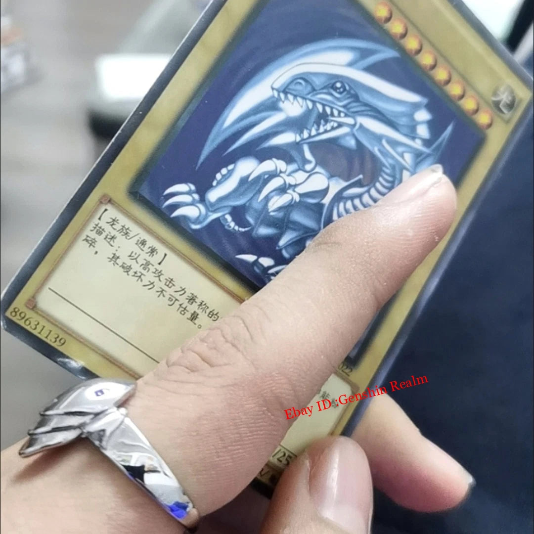 Anime Yu-Gi-Oh! Seto Kaiba Blue-Eyes White Dragon Cosplay Props Duel Ring 07FC0E-D4 - KOEEK