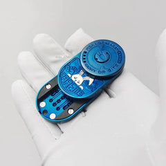 Angry Rabbit Fidget Slider Stainless Steel Mechanical Ratchet Fidget EDC Toys 07FC0E-D4 - KOEEK