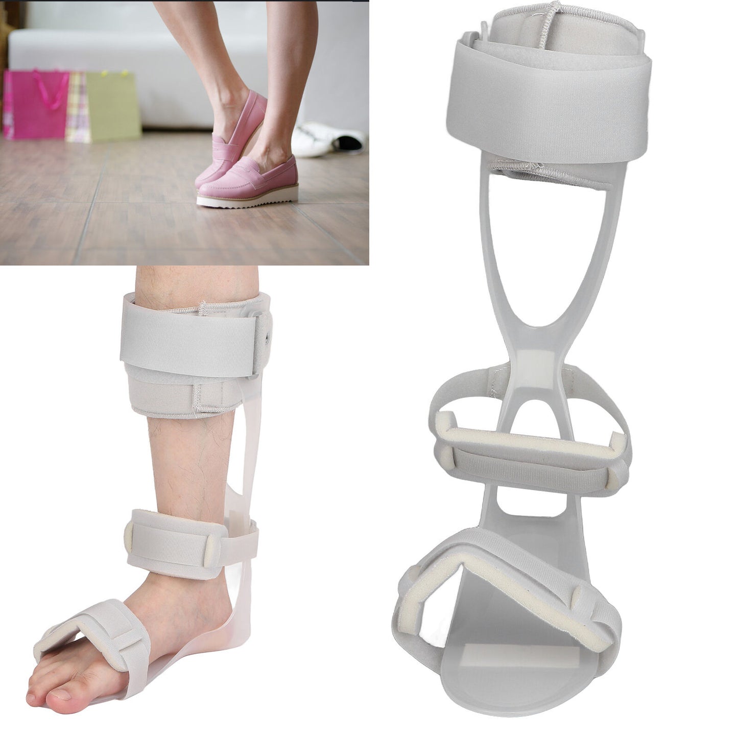 new Ankle Orthosis Skid Resistance Orthosis Fixation Care(Right XL) HGF koeek - KOEEK