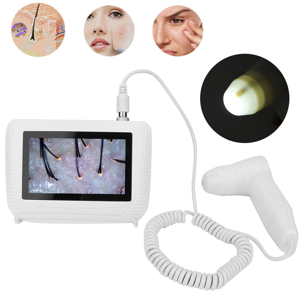 new 5-200X Digital Skin Hair Follicle Scalp Detector Microscope Skin Analyser Tester koeek - KOEEK