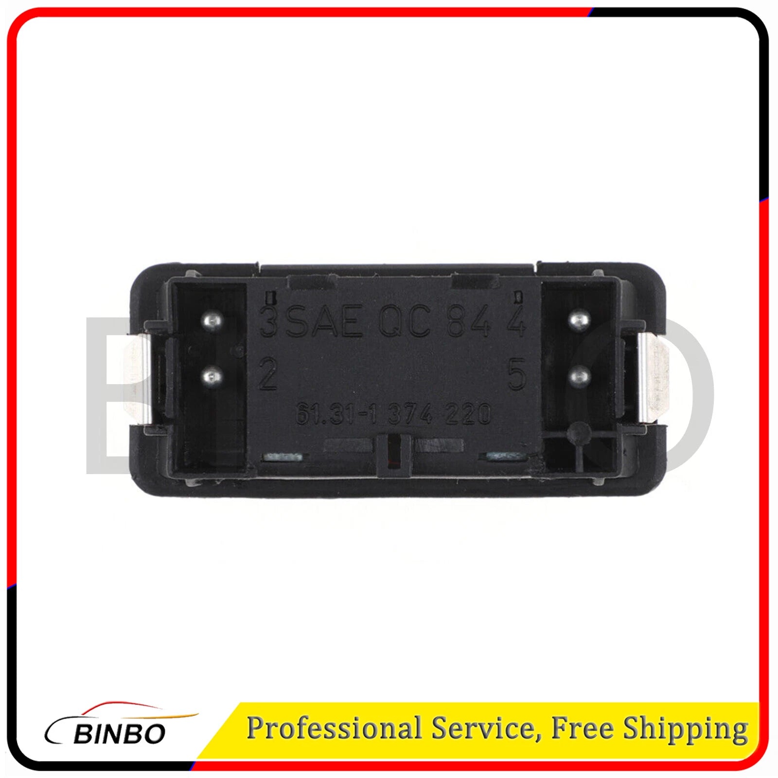 Emergency Light Hazard Switch 61311374220  for BMW 3 5 7 8 Series M3 M5 Z3 07FC0E-D4 - KOEEK