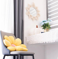Boho Wall Decor Mirror Circle Hanging Mirror for Bedroom Living Room Home Decor 07FC0E-D4 - KOEEK