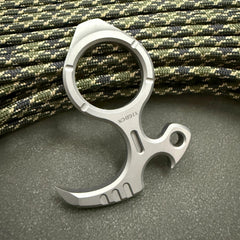 RIHE Design TC4 TITANIUM PRY Bar TOOL sickle EDC Bottle opener 07FC0E-D4 - KOEEK