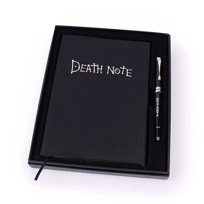 Death Note Yagami Light Cosplay Notebook Notepad With Signature Pen And Box Gift 07FC0E-D4 - KOEEK