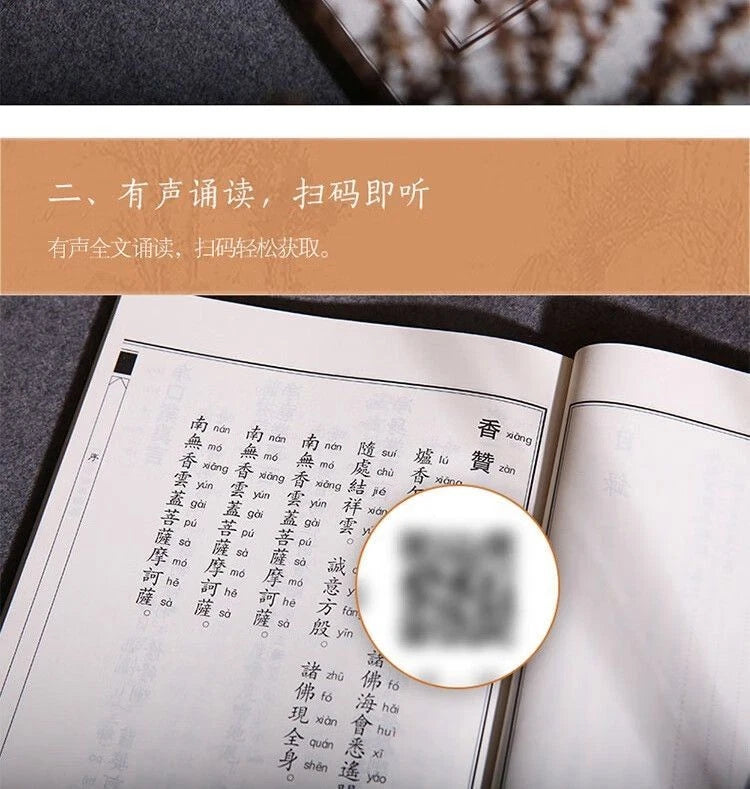 Ksitigarbha Sutra Large Print with Pinyin Classic Reading Buddhism 07FC0E-D4 - KOEEK