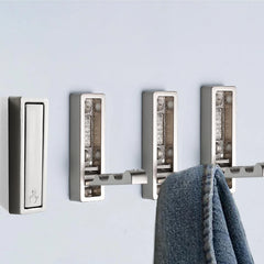Foldable Coat Hooks 4 Pack,Heavy Duty Wall Hooks for Hanging Coats Towels