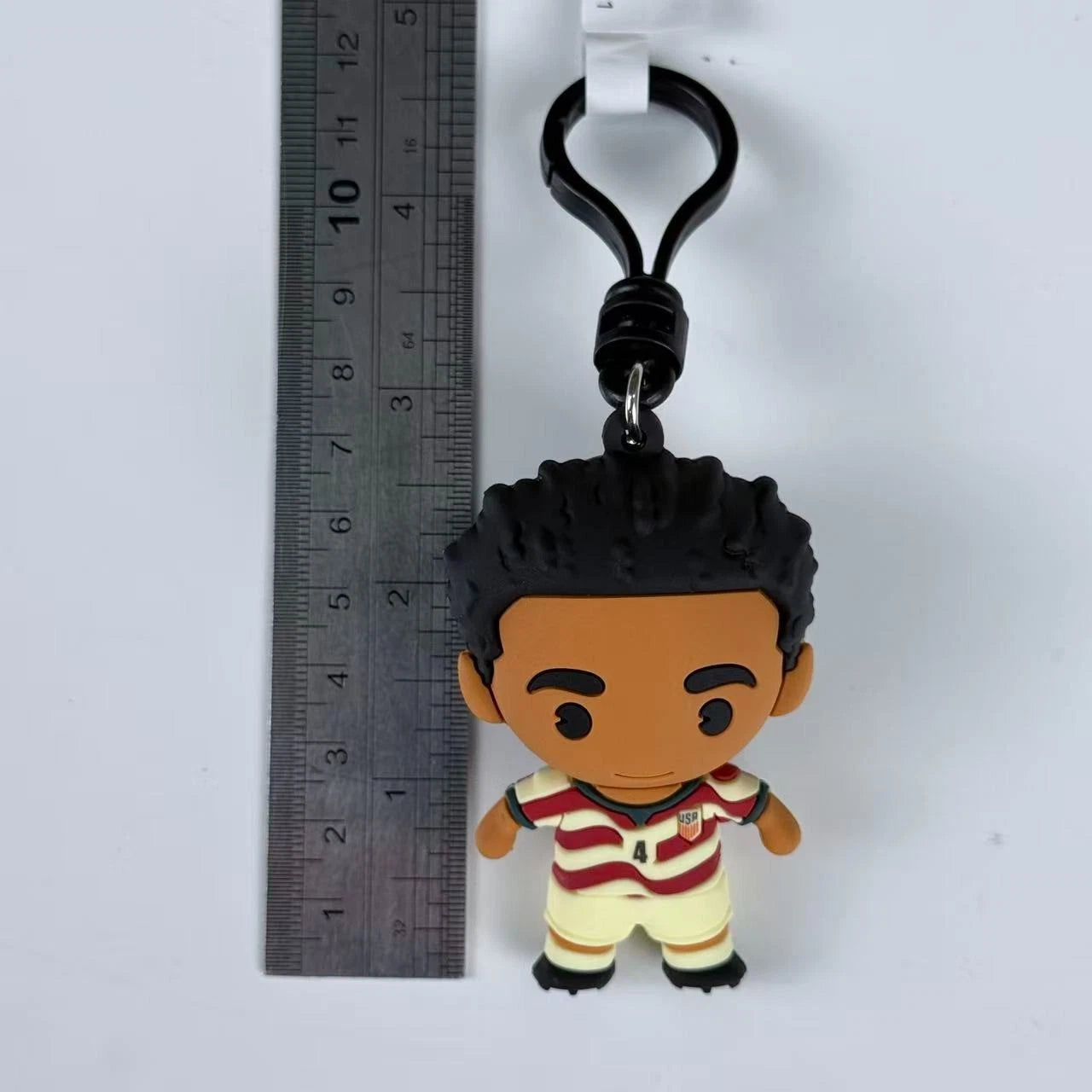 Tyler Adams #4 USMNT Soccer Team 3D Vinyl Bag Clip Collectible Keychain 07FC0E-D4 - KOEEK