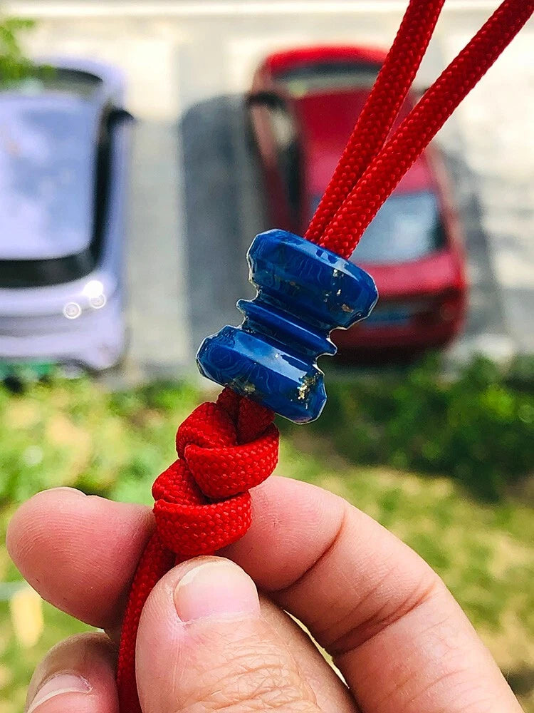 Resin Knife Lanyard Bead Necklace Bracelet Paracord Pendant Making Bead EDC 07FC0E-D4 - KOEEK