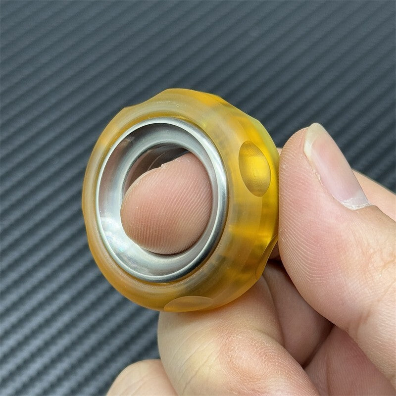 Creative Cheese EDC Fidget Ring Fun PEI & Nylon Ratchet Ring ADHD Fidget Toys 07FC0E-D4 - KOEEK